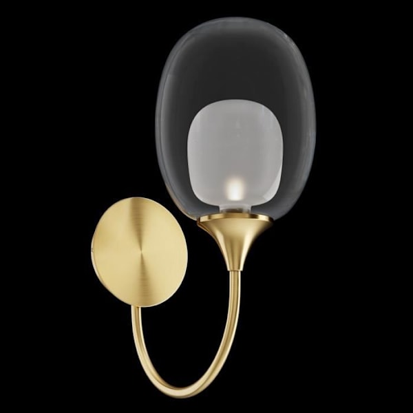 Væglampe - Maytoni - Aura - Messing - Glas - E14 - 60W - Moderne Design