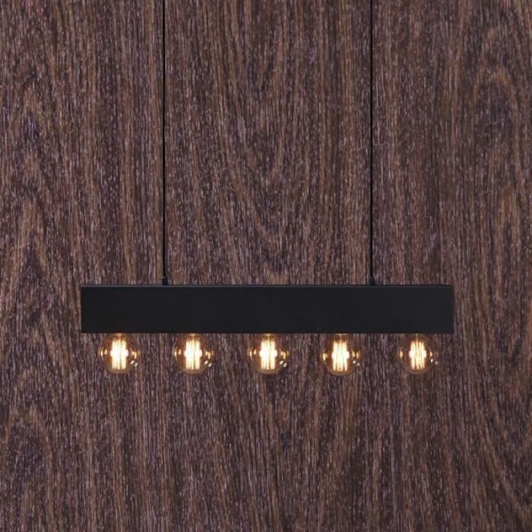 COUTURE bar pendel (5x40W) i sort metal