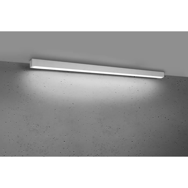 Sollux PINNE Hvid Integreret LED Væglamper 115cm 4000K