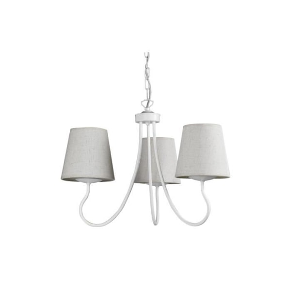 Loftlampe - Onli - MARGOT - Hvid - Metal - 3 pærer E14