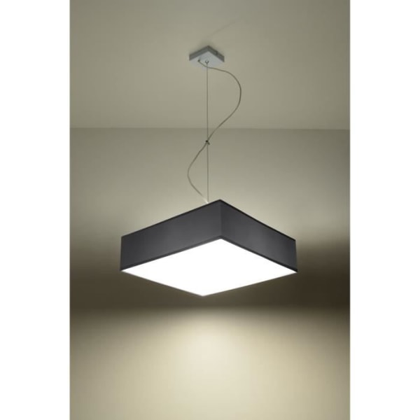 Suspension HORUS 35 - SOLLUX - Moderne Loft BOHO Design - Grå - 2x E27 - 60W