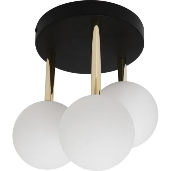 Zumaline ALI Cluster Globe Taklampa, svart, guld, 3x G9