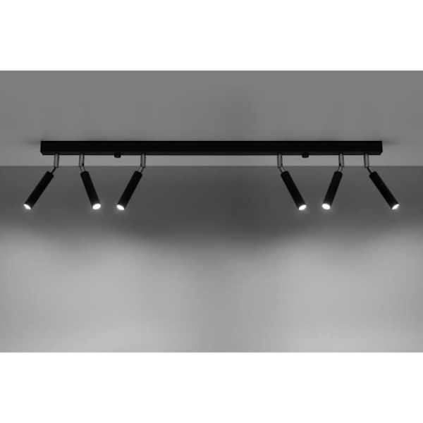 EYETECH 6 Taklampa Modern Loft Design för sovrum Vardagsrum Trappor Korridor - Svart