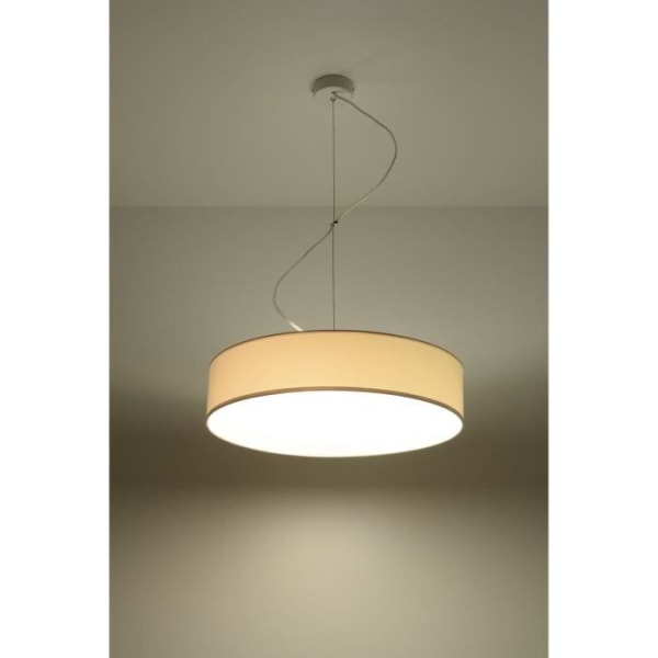 ARENA 45 E27 LED pendel Modern Loft BOHO Design Corridor - SOLLUX - Hvid - 3 pærer - PVC