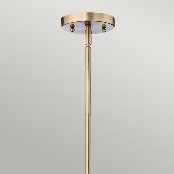 Pendel - ELSTEAD LIGHTING - Kongress - Borstad kola transparent glas - E27 - Dimbar