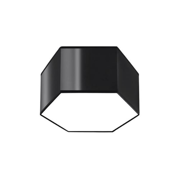 Inbyggd taklampa - SOLLUX - Sunde - Svart - 15,5 cm - 2 E27-glödlampor