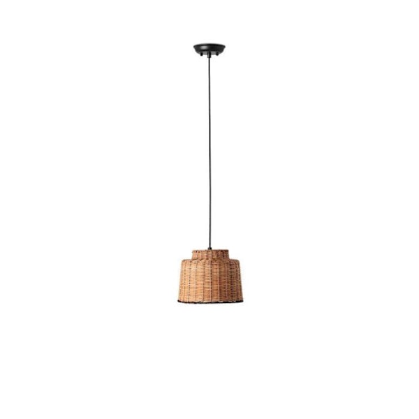 Suspension dôme - Faro - SAIPAN - Svart rotting - E27 - 2700K - Modern design BLANCO