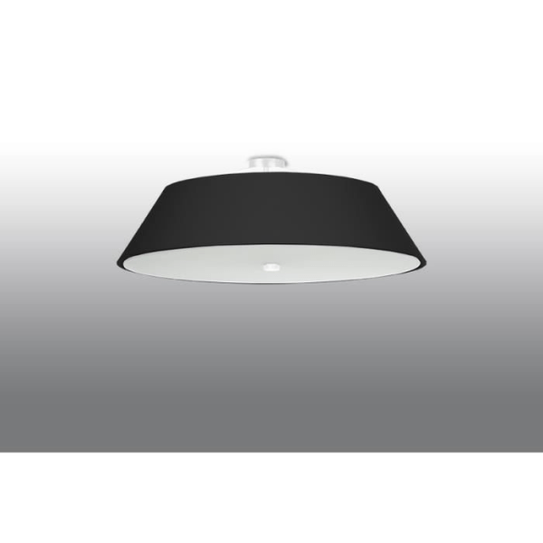 VEGA 70 E27 Moderne sort stofloftslampe SOLLUX
