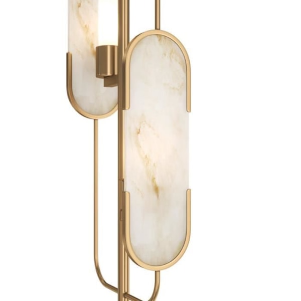 Maytoni Marmo Modern Gulvlampe 2 Lys Guld G9