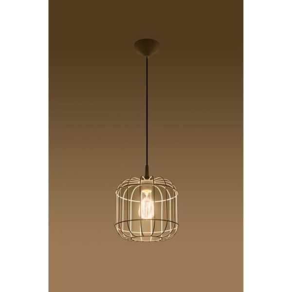 CELTA E27 LED Pendellampa Modern Loft Boho Design Corridor - SOLLUX - Vit - 1 glödlampa - 60W