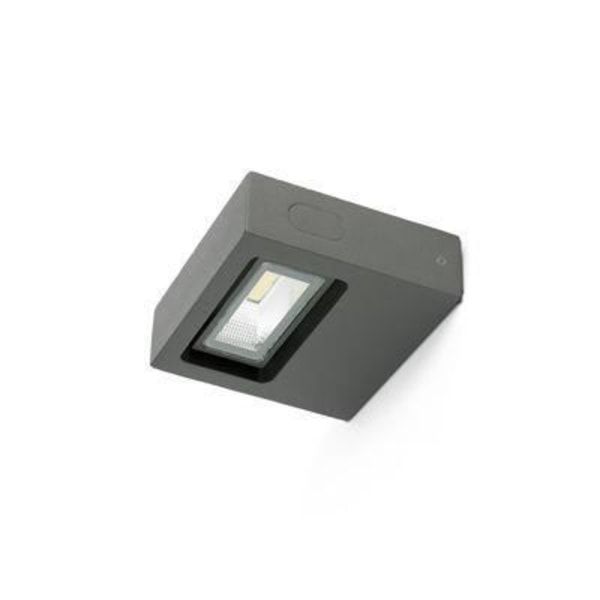 Udendørs væglampe Taima Mørkegrå 1 COB LED 6W - FARO - 71388