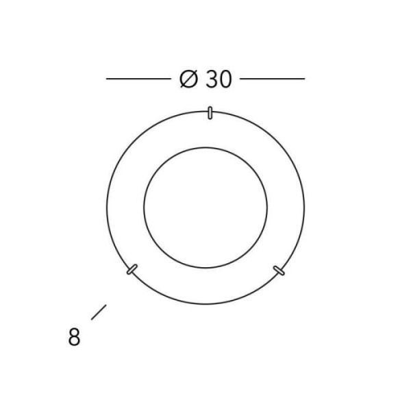 Designer loftlampe - KOLARZ - SERENA - Krom - 2 pærer - Diameter 30 cm