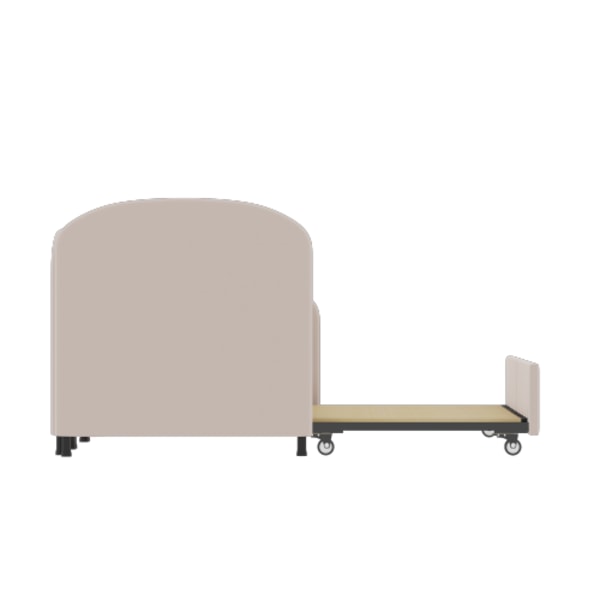 SOFTSEA Bäddsoffa med förvaring och sittdyna - Modern soffa för vardagsrum och barnrum Pink