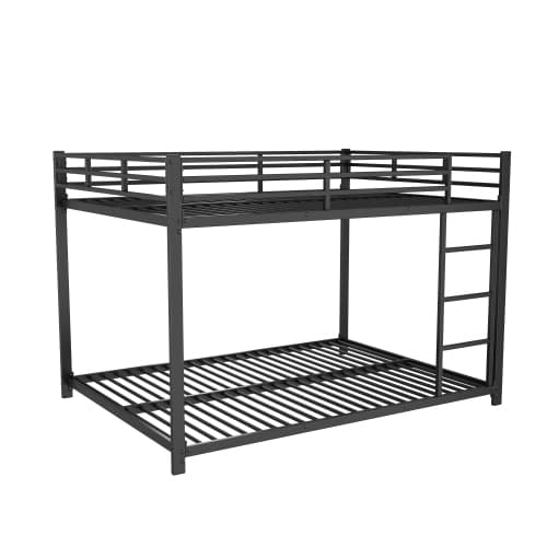 Svarta barn- och våningssängar 140x200 cm | Klassisk design Black