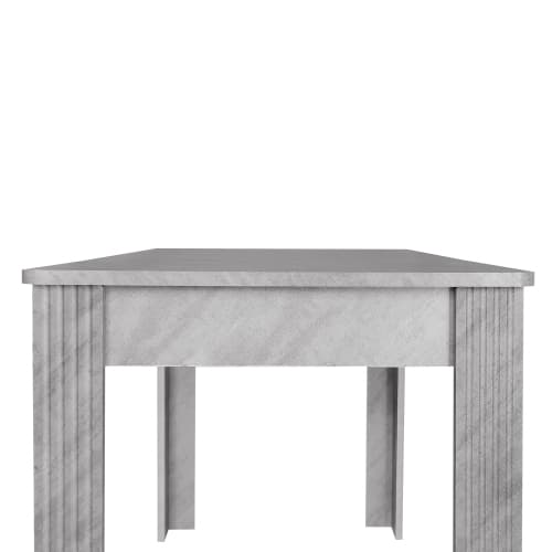 Matbord, modernt matbord, robust matbord, bord med fyra ben Grey