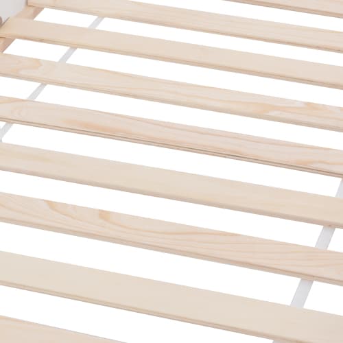 Säng med förvaringshylla 90x200 Vit white