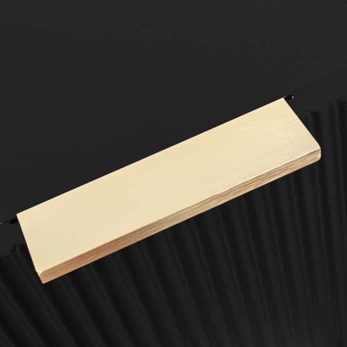 Elegant skänk med modern design, byrå och gott om förvaringsutrymme Black