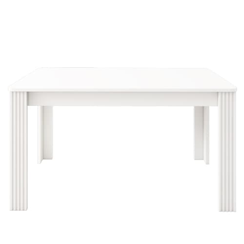 Matbord, modernt matbord, robust matbord, bord med fyra ben White