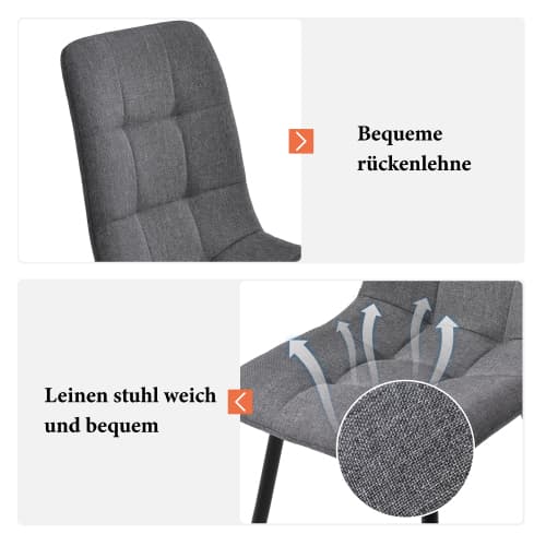 Matgrupp 117cm\", \"köksbord med stolar\", \"grå linnedstolar\", \"gyllene bordsben Gray