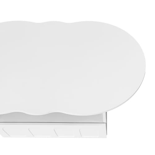 Molnigt soffbord med lådor – Modern design för ditt vardagsrum White