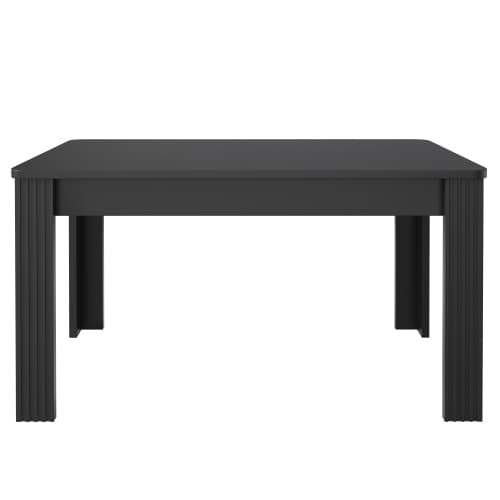 Matbord, modernt matbord, robust matbord, bord med fyra ben Black