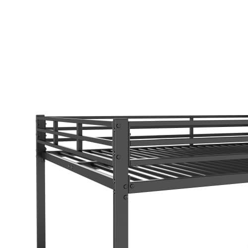 Svarta barn- och våningssängar 140x200 cm | Klassisk design Black