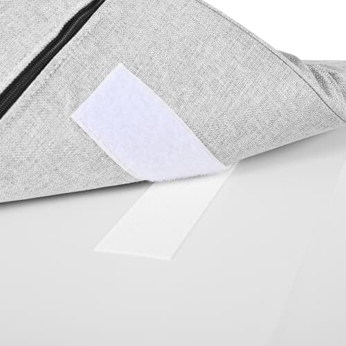 Modern skoskåp med 3 dörrar, låda och sitsklädsel – vit White