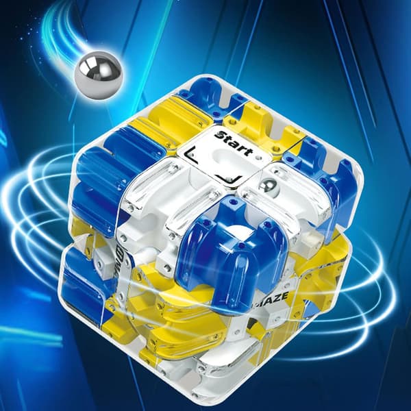 3D Labyrinth Ball - Rolling Ball Educational Toy, Puzzle Cube