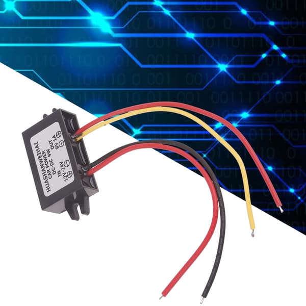 Direkte spenningsomformer 12V-24V til 5V/9V 1A DC til DC-adapter Strømforsyning Spenningsomformer Buck Step-down-modul 9V