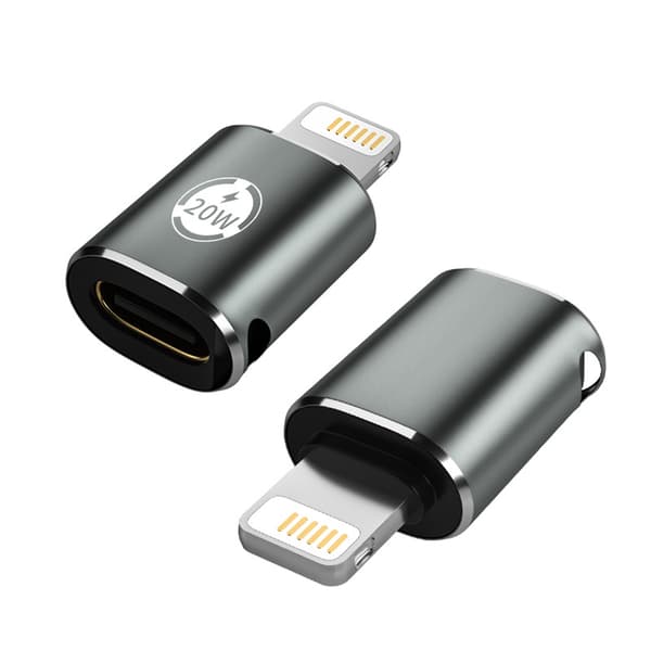 USB C hunn til iOS plugg hann adapter laderkabelomformer Direct