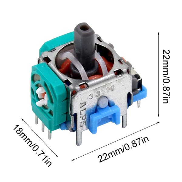 3D Analog Joystick Sensor Modul Potentiometer Tumstick för 4 Pro Slim Controller Reparationsdelar