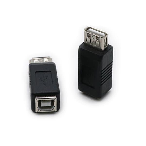 Pakke med 2 USB2.0 Type A hun til Type B hun adapter til dataoverførsel og opladning for alsidig enhedsforbindelse