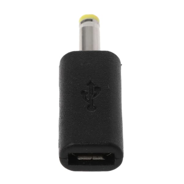 Micro USB til DC 4.0x1.7mm Adapter Laptop Ladekonverteringsplugg