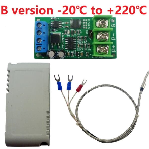 RS485 MODBUS RTU Konvertermoduler Temperaturtransmitter med MODBUS RTU null - 20 to 400 degrees Ce