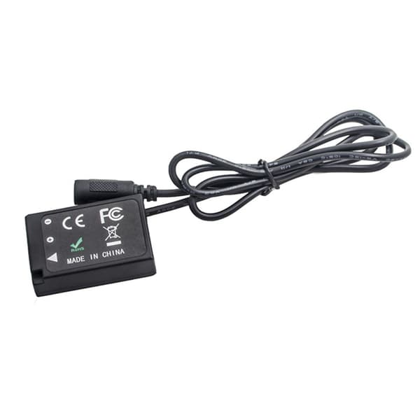 LP-E17 DR-E18 for DC 5.5x2.1mm koblingsadapter strømforsyning erstatter dummybatteri
