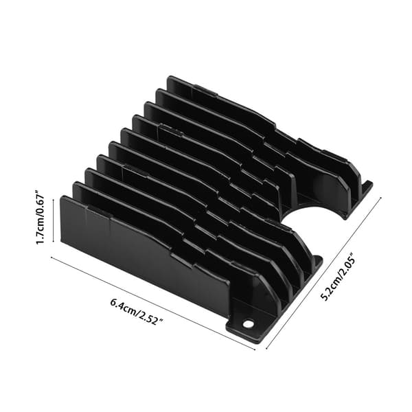 Kylfläns reparationsmontering reservdelar passar för FPV Combo Controller 2, drönarersättningstillbehör Upper heat sink