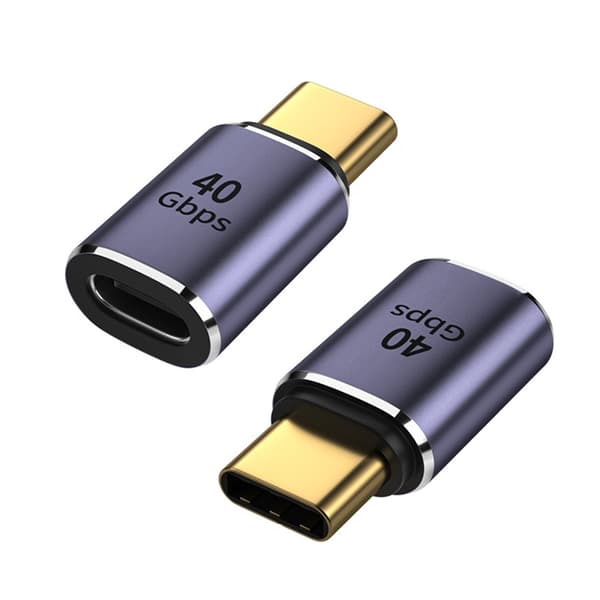 USB C-forlengeradapter dataoverføring for USB-C-enheter gullbeleggprosess CM to CF middle bend