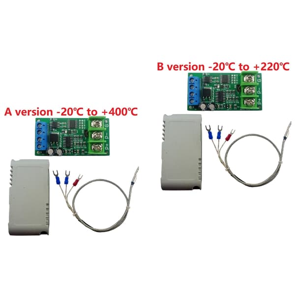 RS485 MODBUS RTU-omformermoduler Temperatursender med MODBUS RTU null - 20 to 400 degrees Ce