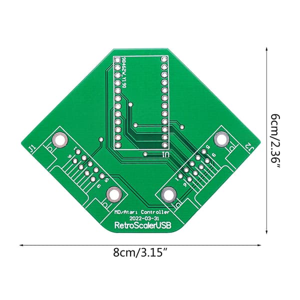 Konverteringsadapter, håndtakskonverterer eksternt kort for MD/CD32/NES/SNES/PCE spillkontrolleradapter null - For PCE