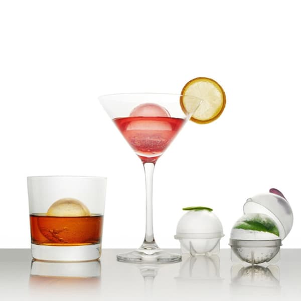 12/16-pack isbitsformar runda isbitsmaskiner isbitsbricka isbitsformar små isbrickor för cocktails whisky null - 12PCS Large