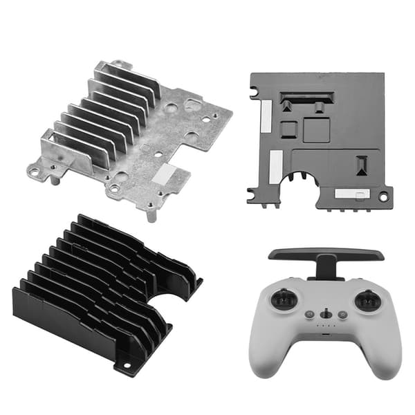 Kylfläns reparationsmontering reservdelar passar för FPV Combo Controller 2, drönarersättningstillbehör Lower heat sink