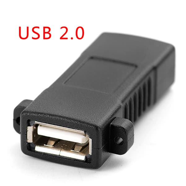 USB Hun til Hun Adapter 2.0 3.0 Hun Til Hun Sokkel Panelmonteringsadapter