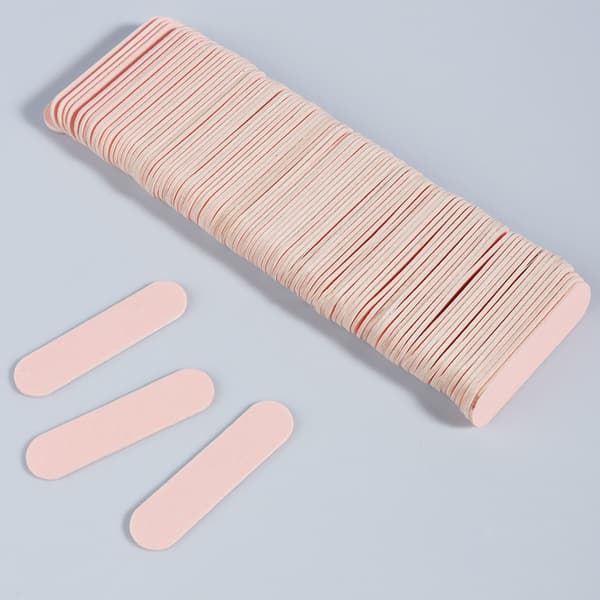 Professionelle dobbeltsidede neglefile Neglebufferfile Manicure Pedicure Værktøj White