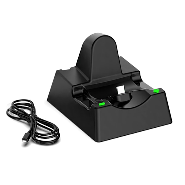 Bærbar ladestasjon for Switch/Lite/PRO Type C laderbase stativ laderbase stativ ladestasjon