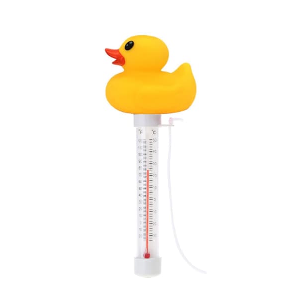 Pooltermometer Tecknad Djur för Nyfödda Digital Display Badkar Pool Flytande Termometer Tecknad Design null - Yellow duck