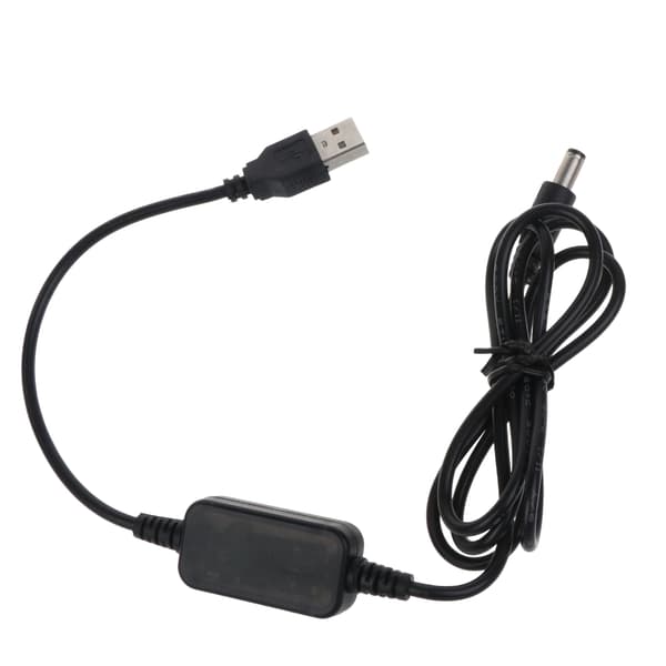 DC Boost-linje med bryter, USB 5V til 12V spenningsomformer for ruter