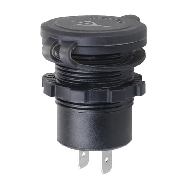 Rask lading USB billader PD QC3.0 strømadapter for mobiltelefon GPS-vifte Blue Light