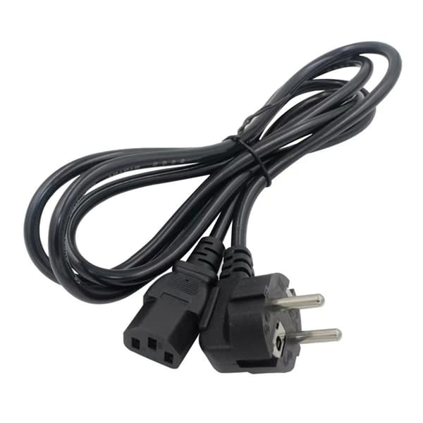 Stik EU4.8mm 2-ben til IEC320 C13 Strømkonvertere Stik Kabel null - C