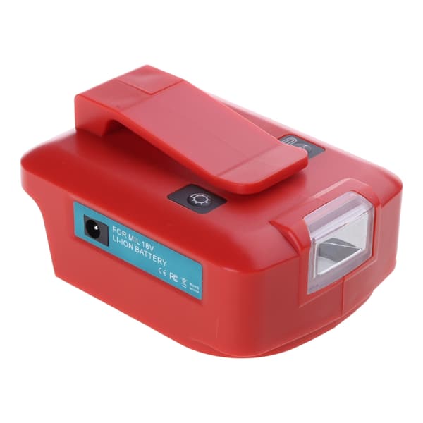 Dobbel USB-strømladeradapteromformer for 14,4 Li-ion-batteri elektronikk tilbehørsdeler erstatning null - Mivac