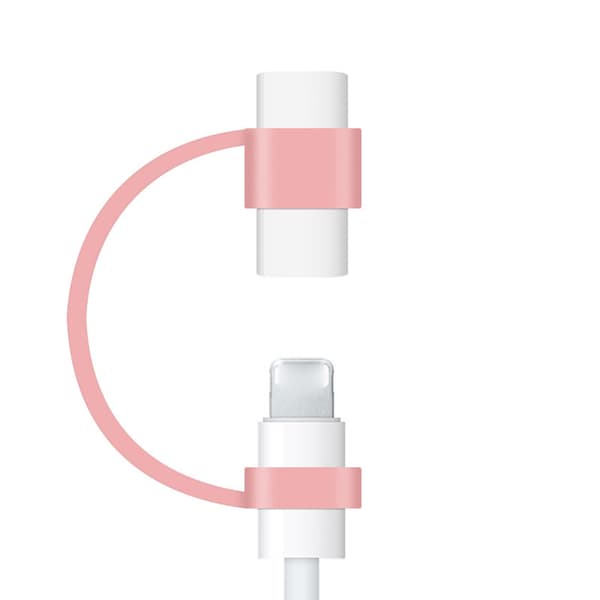Kabeladapterholder/snor til USB C, Pencil Nøglering Rejse Grey
